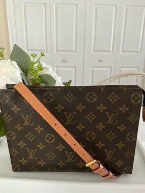 Louis Vuitton Authentic Monogram Toiletry 26 W/unbranded Vachetta Strap & Insert